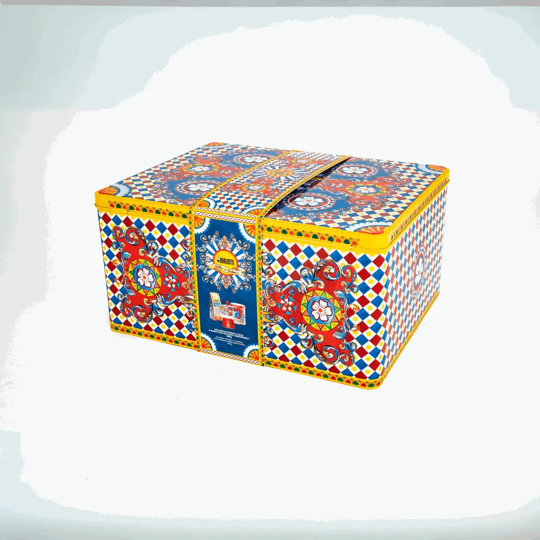 Bialetti X Dolce&amp;Gabbana Sicilian Cart Gift Set (Moka 3 Cup and Coffee)