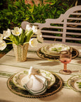 Cara Shell Side Plate, Green Set of 4