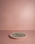 Peacock Side Plate, Green Set of 4