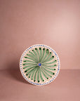 Peacock Side Plate, Green Set of 4