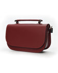 Aura Handmade Leather Bag - Oxblood Red