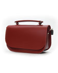 Aura Handmade Leather Bag - Red