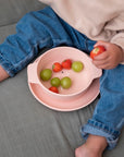 Durable & Safe Silicone Bowl for Kids - Microwave & Dishwasher Safe, Peekaboo Design by Trixie Baby at www.brixbailey.com