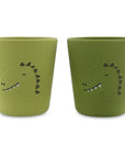 Silicone Cups, 2-Pack - Mr. Dino