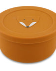 Silicone Snack Container with Lid - Mr. Fox