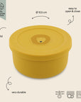 Silicone Snack Container with Lid - Mr. Lion