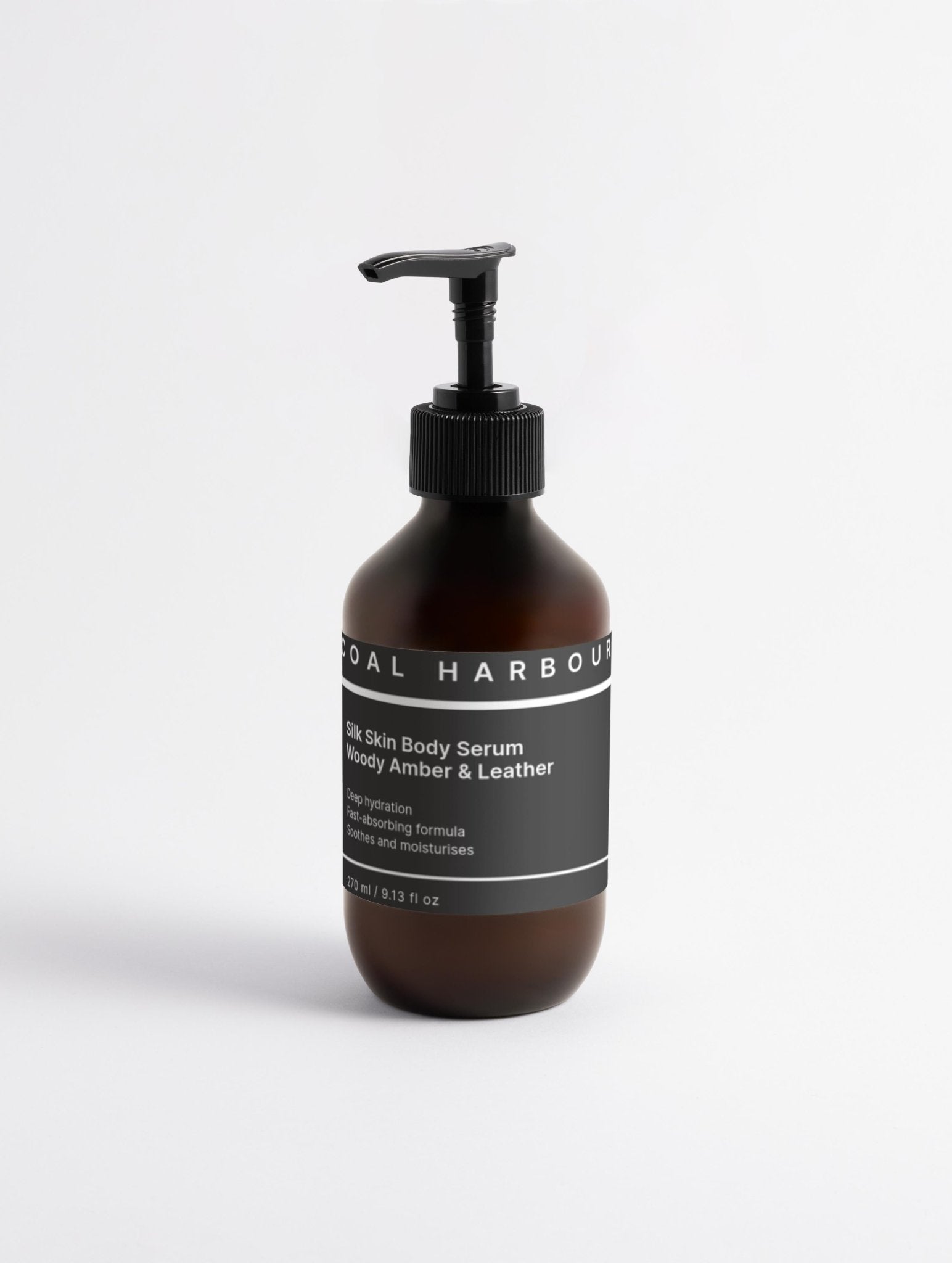 Silk Skin Body Serum - Woody Amber &amp; Leather 270ml