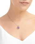 Purple Haze Heart Pendant Necklace