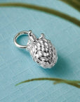 Raspberry Silver Charm