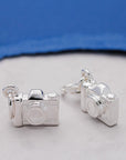 Vintage Camera Personalised Silver Charm
