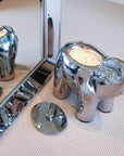 Silver Grand Elephant Candle