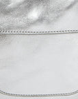 Silver Mini Cross Body Leather Bag Ethical Sustainable Bag Brand Brix and Bailey