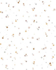 Simple Dots Wallpaper in Cinnamon and Powder Pink