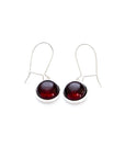 ESSENTIALS Cherry Red Amber Drop Earrings