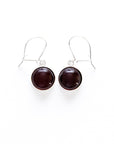 ESSENTIALS Cherry Red Amber Drop Earrings
