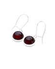ESSENTIALS Cherry Red Amber Drop Earrings