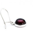 ESSENTIALS Cherry Red Amber Drop Earrings