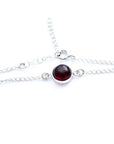 ESSENTIALS Cherry Amber Link Chain Bracelet