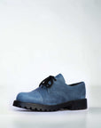 Blue Leather Lace Up Shoes for Everyday Adventures