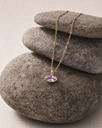 Siren’s Teardrop Amethyst Necklace - Gold or Silver
