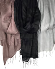 Silver Moon Khmer Silk Scarf