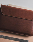 Stylish Slim Leather Laptop Sleeve