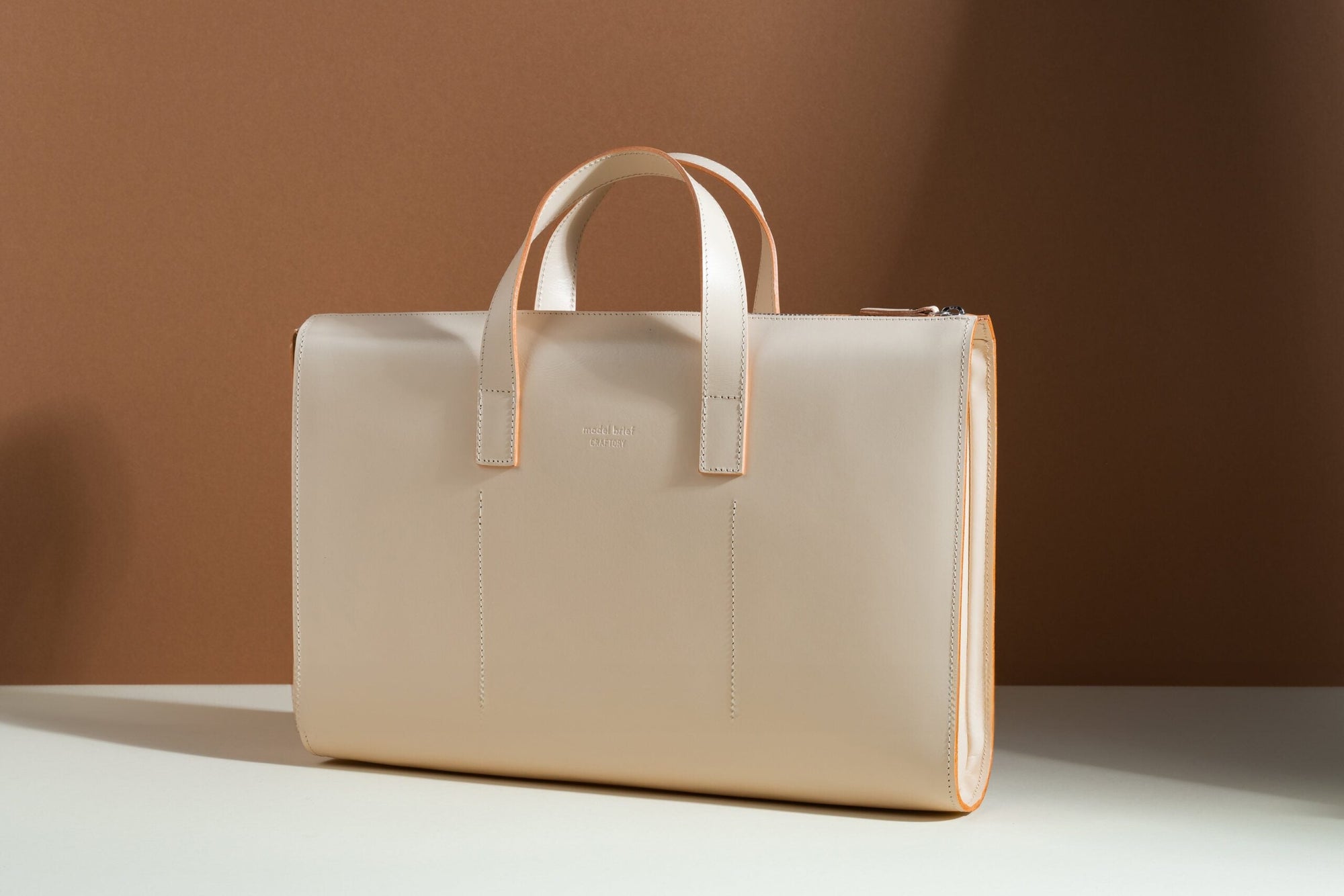 Estonian Crafted Leather Briefcase – Simple &amp; Durable Design by Craftory at brixbailey.com