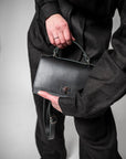 Elegant Everyday Briefcase - Premium Materials, Customizable Clasp, Handmade in Latvia by Zelma Kraft at www.brixbailey.com