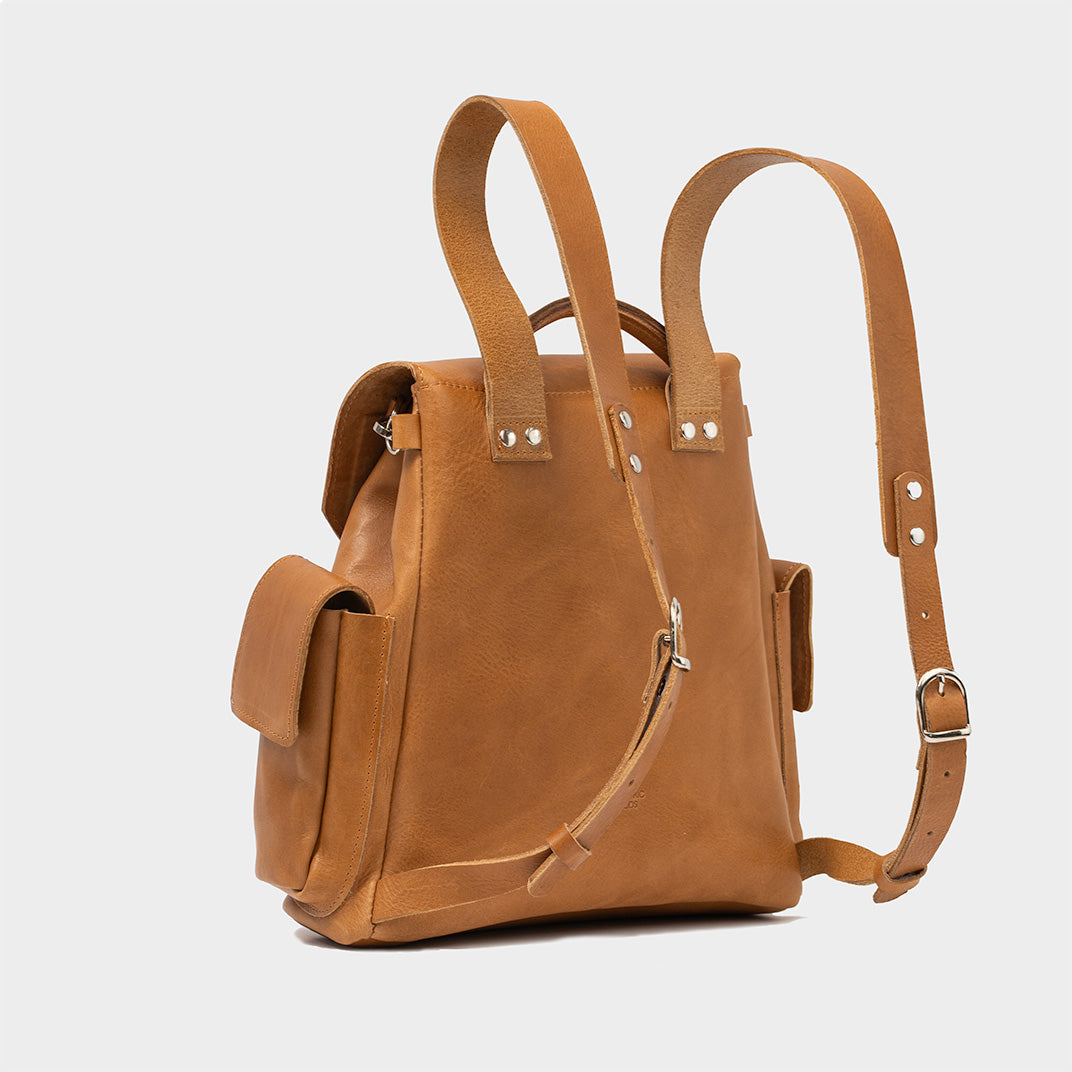 Camel Leather Backpack Chatelet – Brix + Bailey