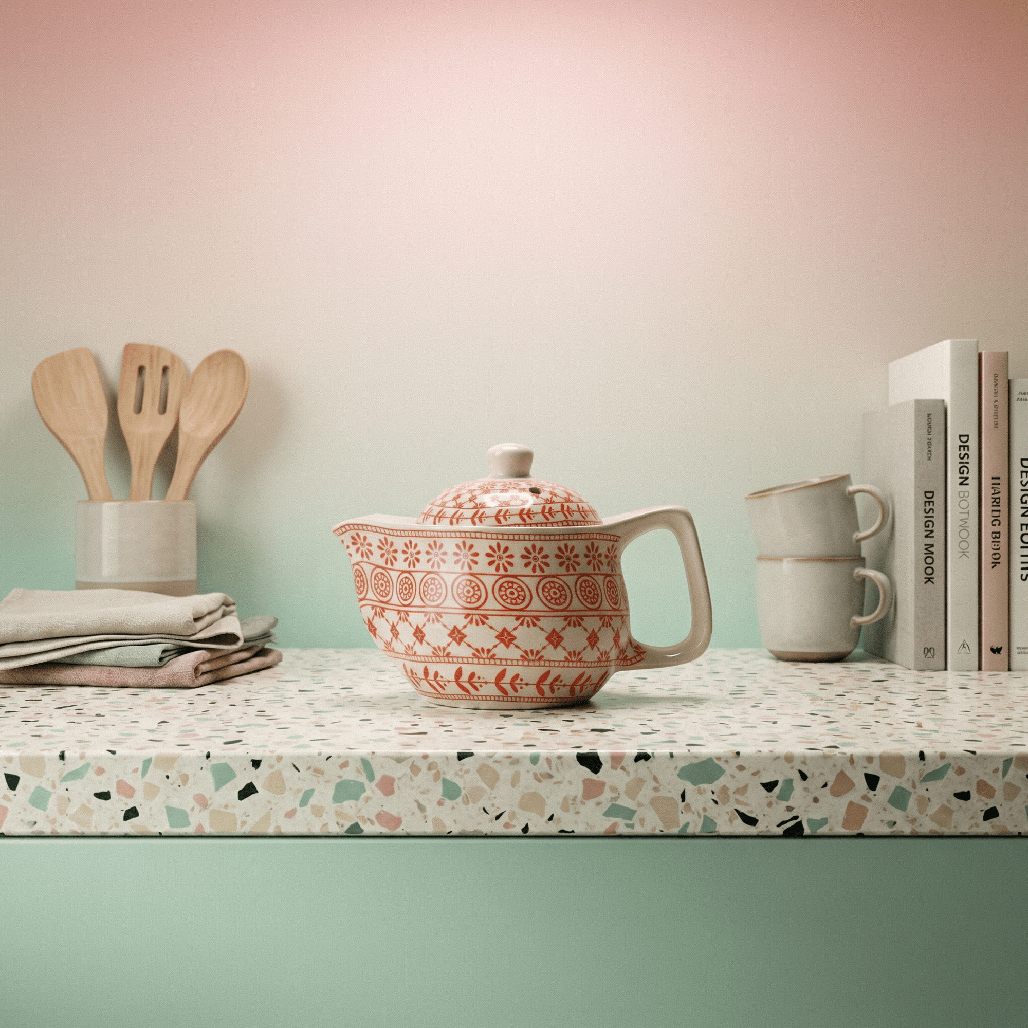 Small Herbal Teapot - Amber