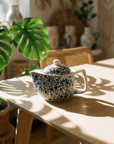 Small Herbal Teapot - Blue Pattern