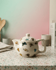 Small Herbal Teapot - Butterflies