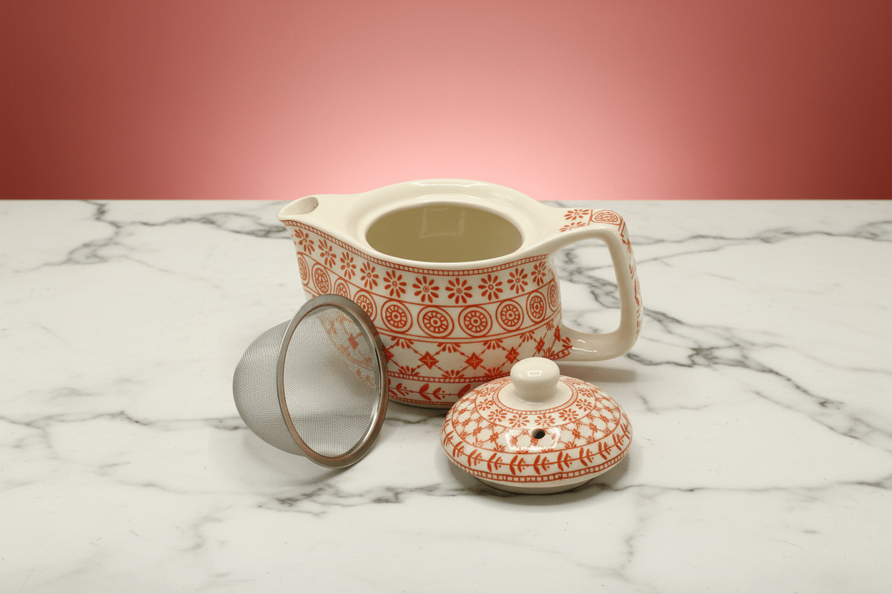 Small Herbal Teapot - Amber