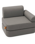 Small Indoor and Outdoor Pocket Sofa in Clay Taupe