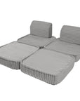 Small Modular Sofa for Kids in Moon Grey