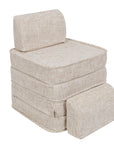 Small Modular Sofa for Kids in Marshmellow Beige