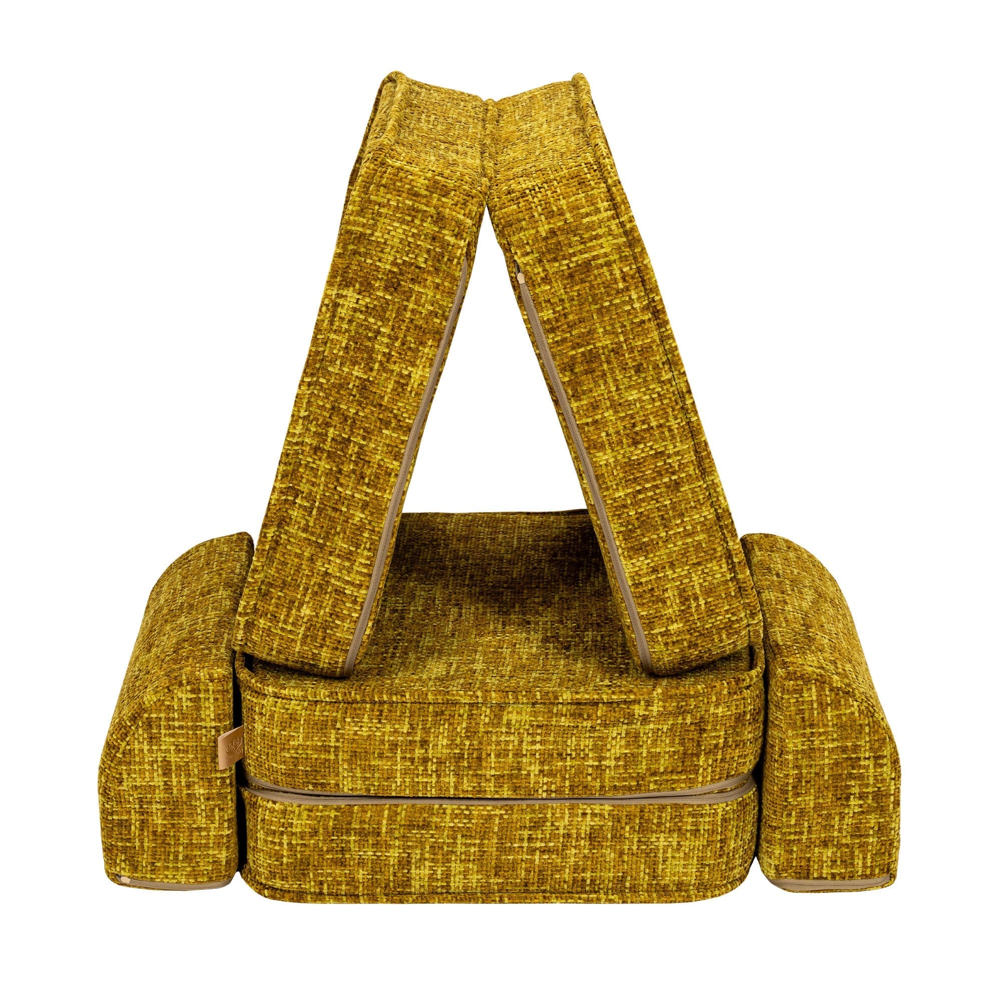 Small Modular Sofa for Kids in Honey Mustard