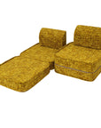Small Modular Sofa for Kids in Honey Mustard