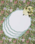 Smart Green Trim Placemats - Set of 4