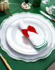 Smart Green Trim Placemats - Set of 4