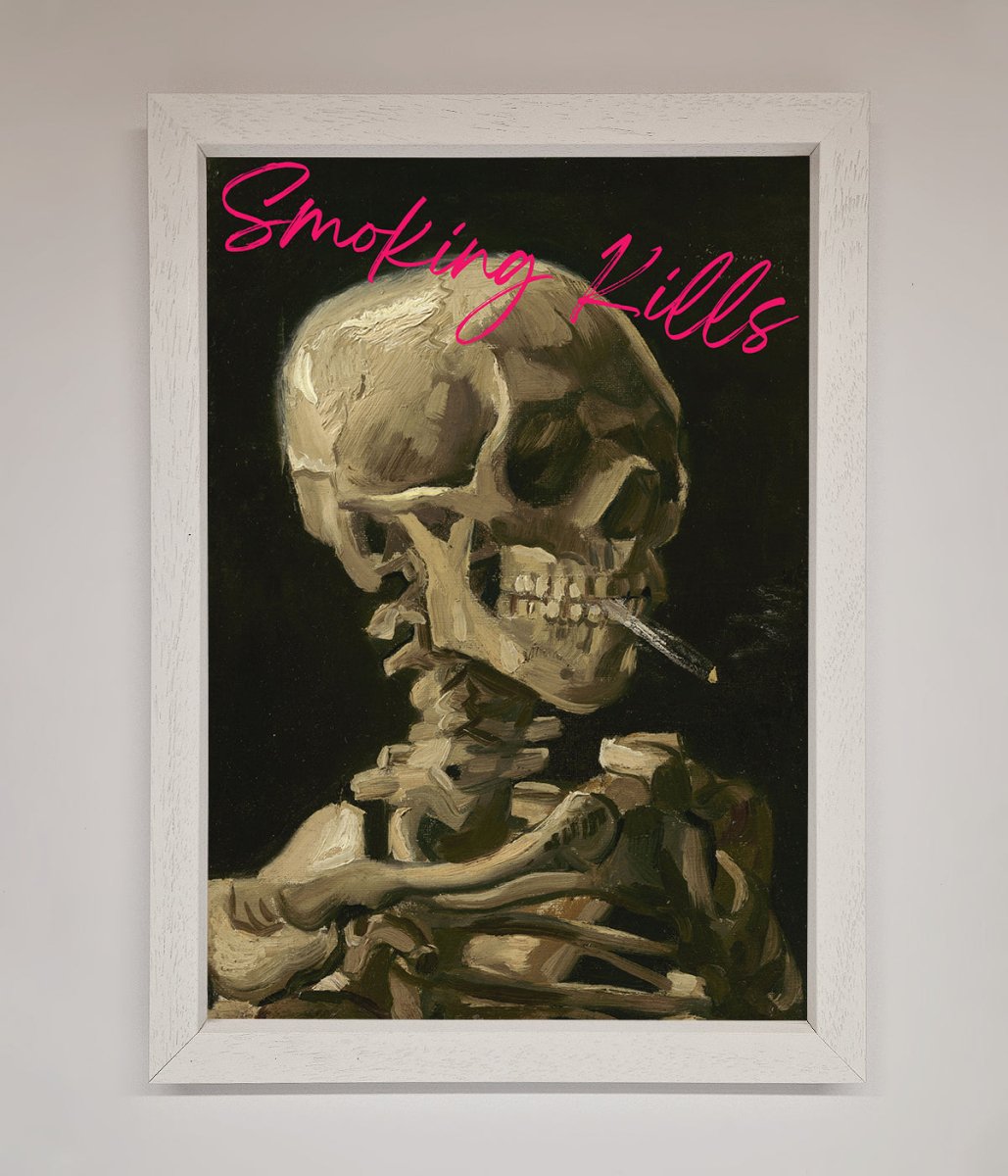 Smoking Kills Framed Wall Art