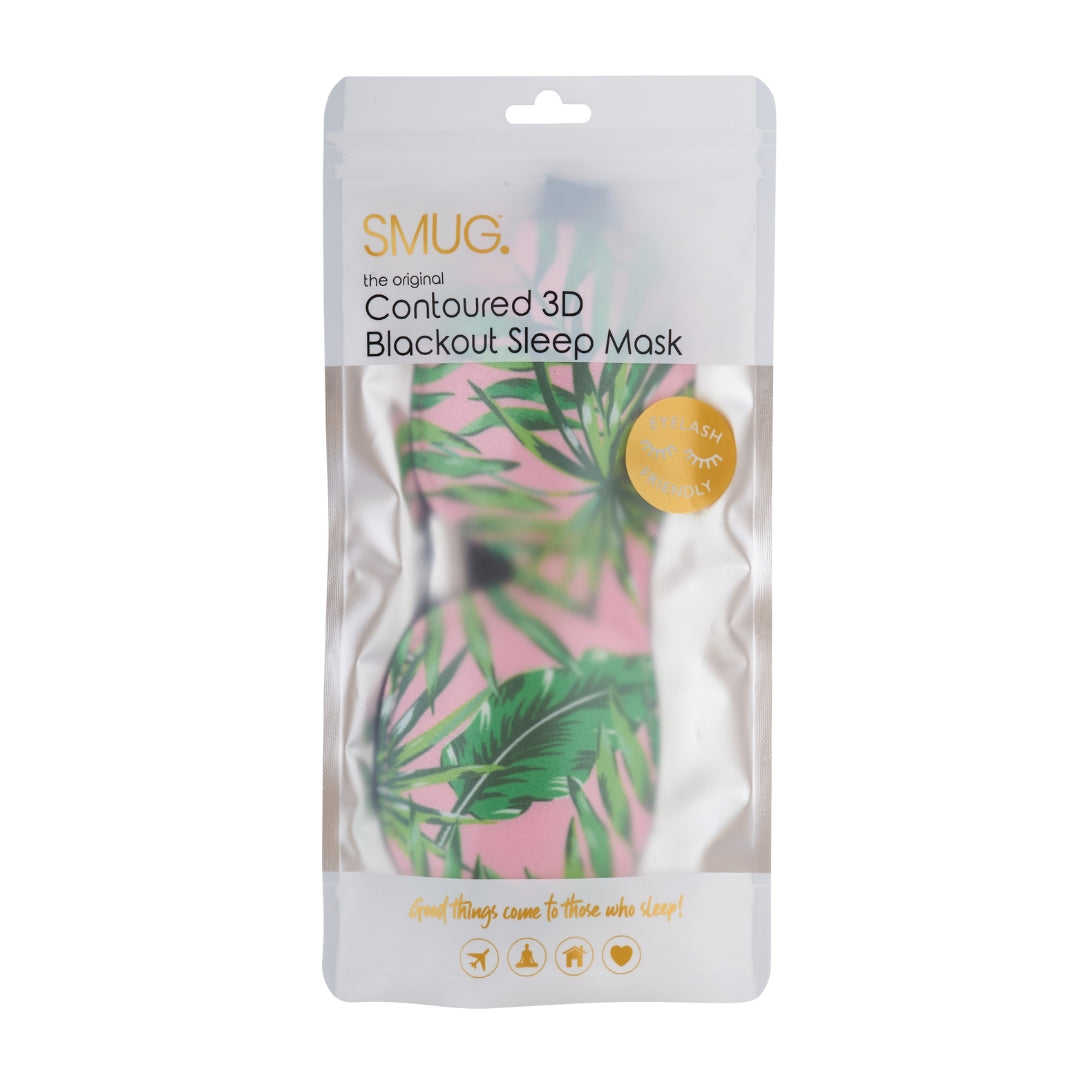 Contoured Sleep Mask &amp; Accessories Bag Set - Various Prints