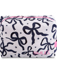 Wash Bag - Bows Print