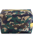 Wash Bag - Green Camo Print