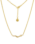 Medusa Reversible Gold Necklace