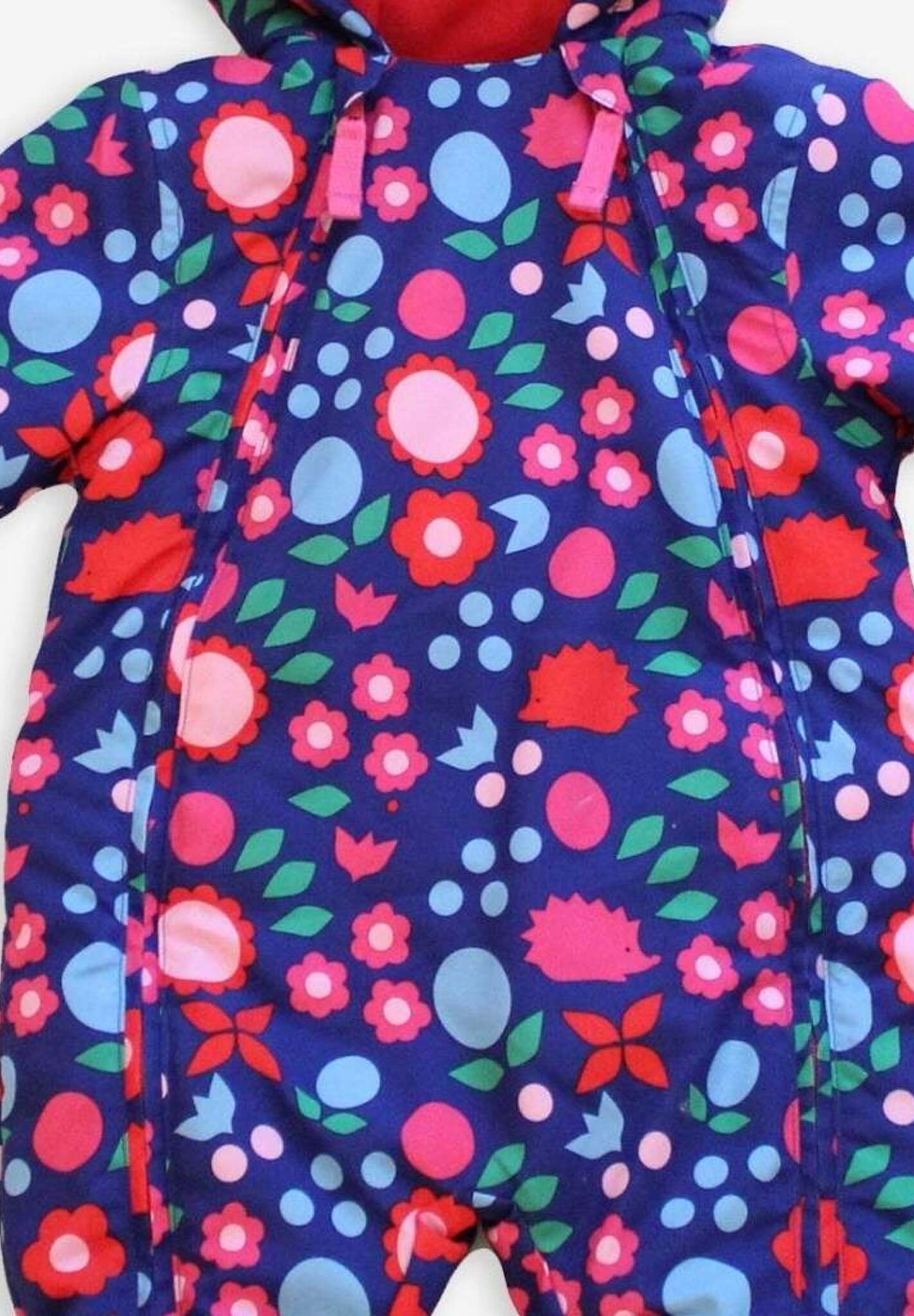 Cozy Hedgehog Snowsuit for Kids - Waterproof Winter Outfit with Fleece Lining and Removable Booties by Toby Tiger at brixbailey.com