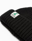 Snufkin Chunky Black Beanie