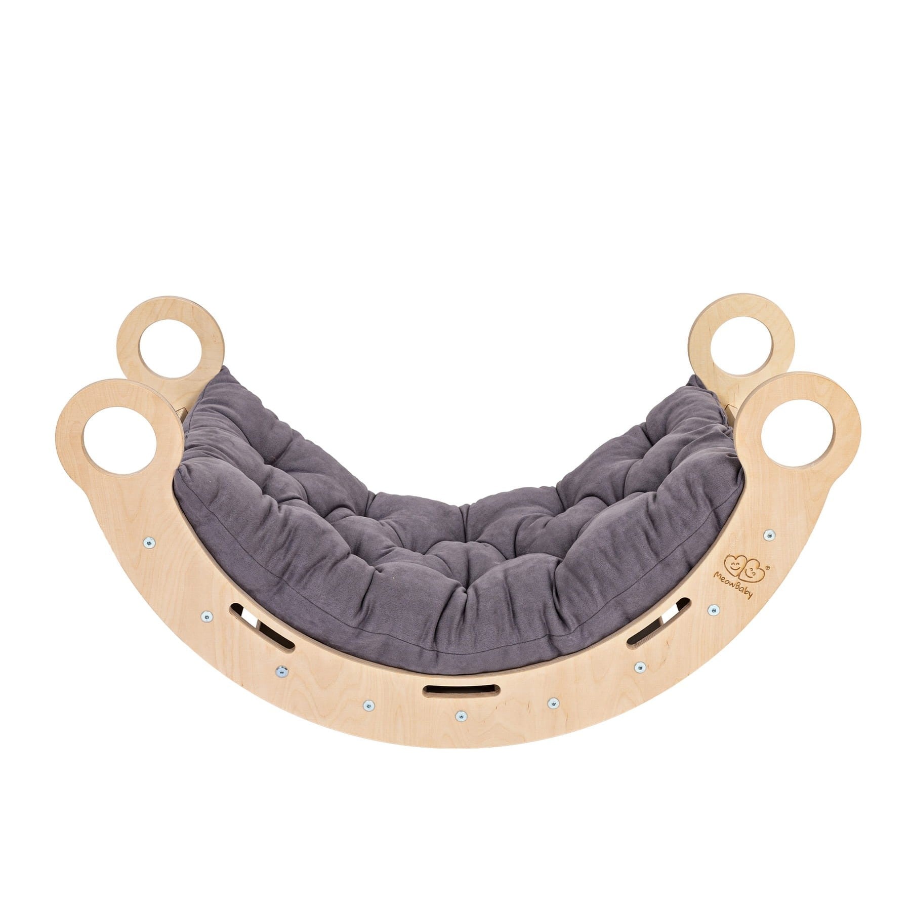 Snug Rocker for Kids with Grey Cushion