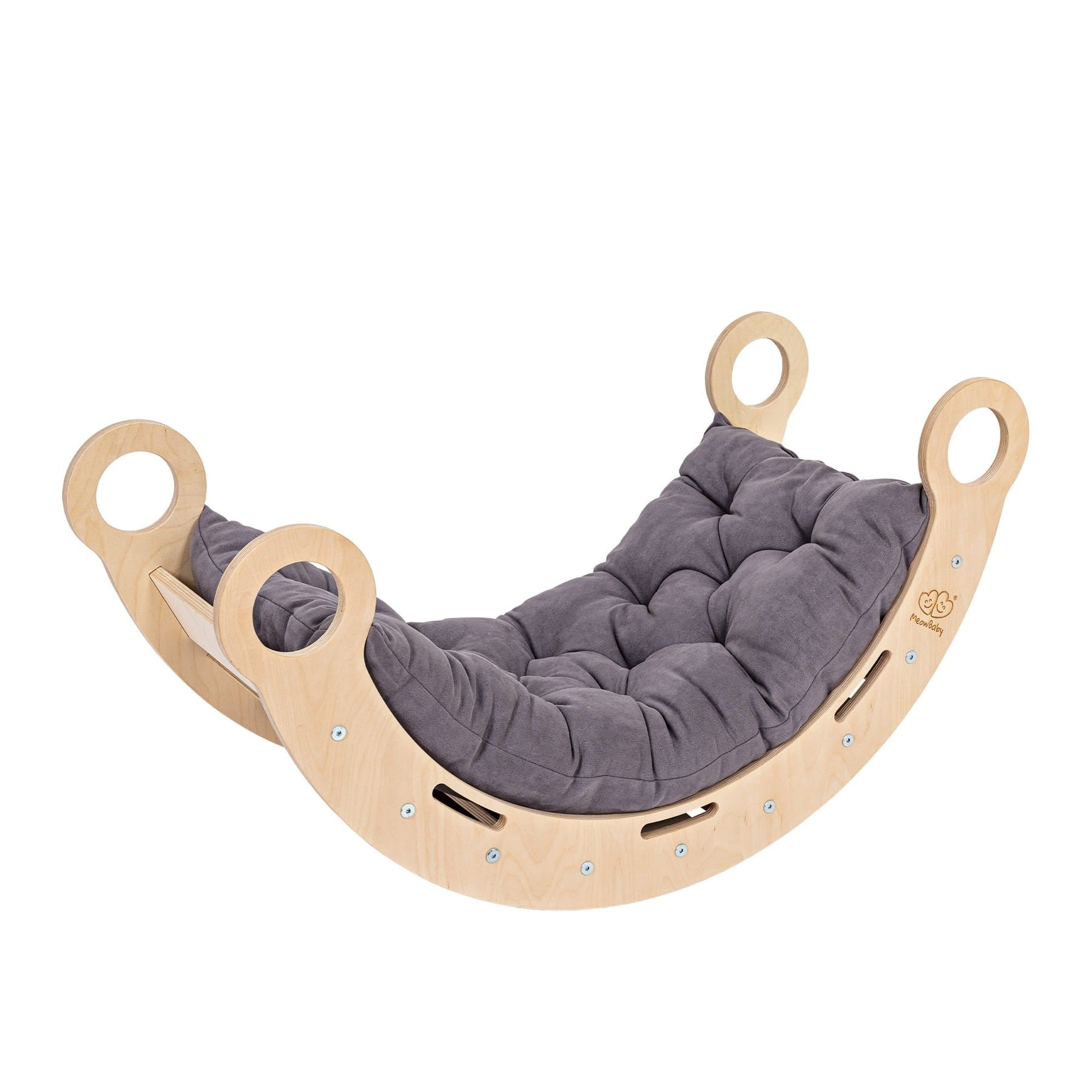 Snug Rocker for Kids with Grey Cushion