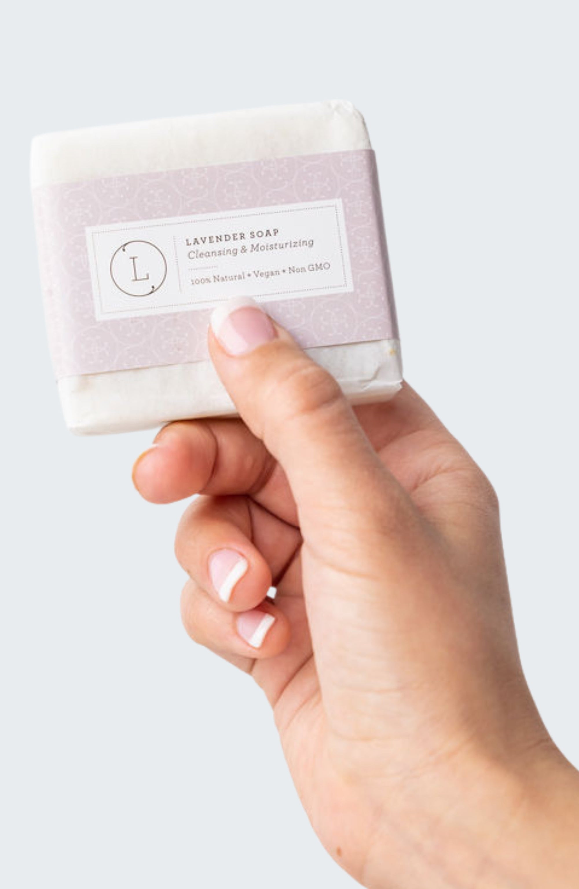 2x Lavender Soap Bar, Natural Handmade Soap, Vegan Skincare gift-1